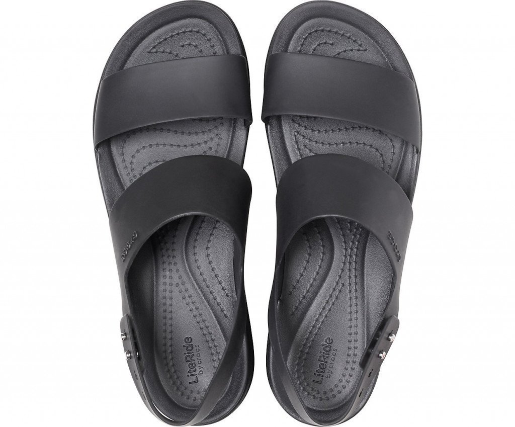 Сандалии CROCS BROOKLYN LOW WEDGE W 206453-060 Черный 37, фото №2