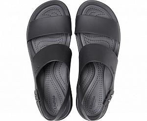 Сандалии CROCS BROOKLYN LOW WEDGE W 206453-060 Черный 37 synthetic.ua - Фото 1