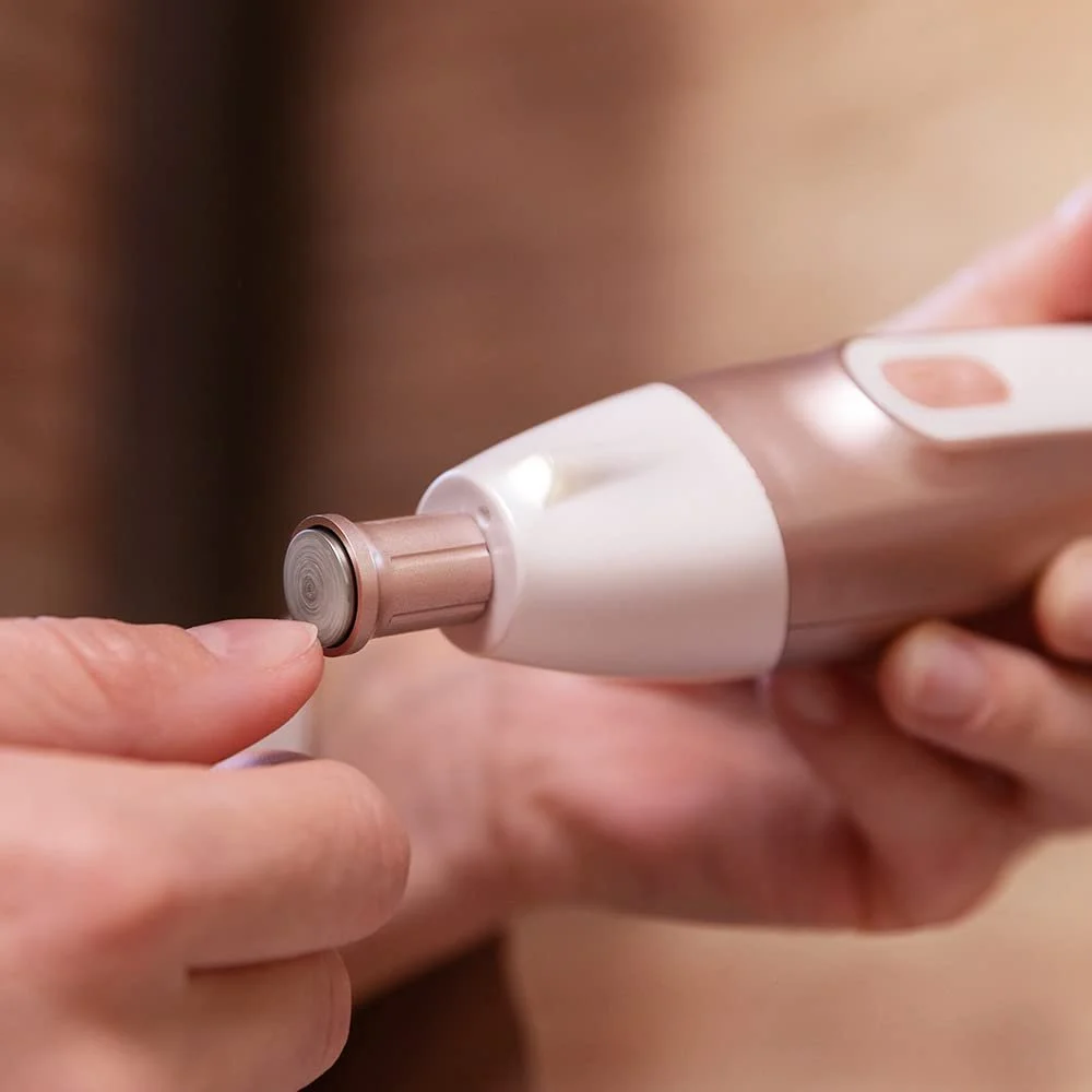 Електричний набір для манікюру та педикюру Cecotec Bamba PinkyCare 700 Perfect Nails, сім змінних насадок, п'ять рівнів швидкості та два напрямки обертання, ергономічний дизайн, фото №6