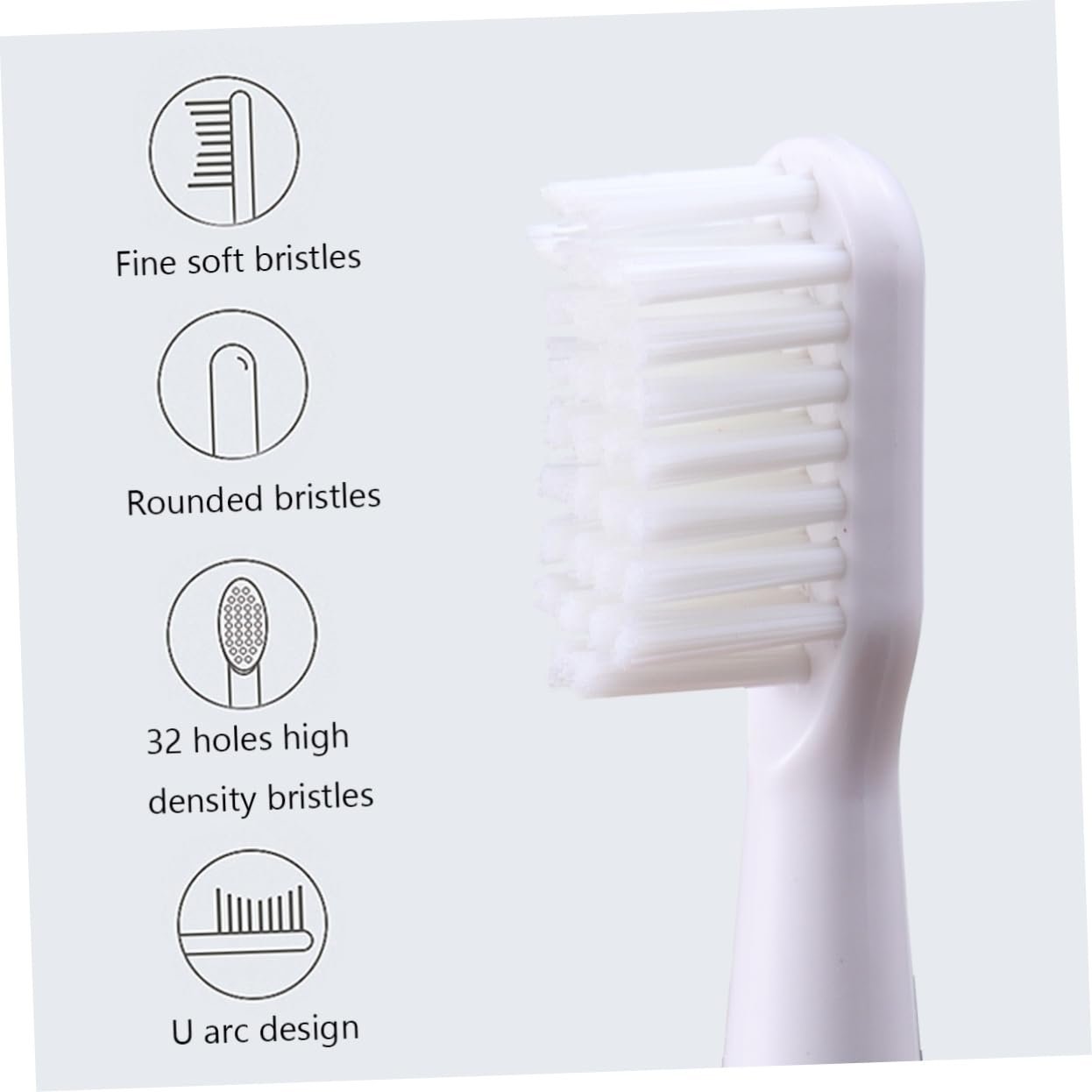 Електрична зубна щітка Gatuida USB Rechargeable White, фото №5