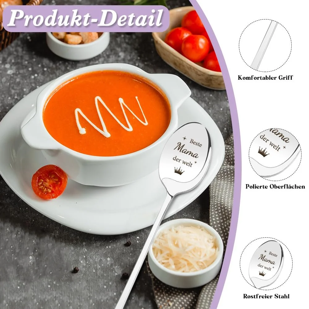 Ложка з гравіюванням для мами Найкраща мама у світі, фото №3