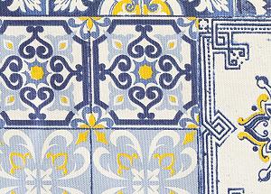 Скатертина BIANCHERIAWEB Amalfi 100% Бавовна 140 x 240 см Синя майоліка synthetic.ua - Фото 1