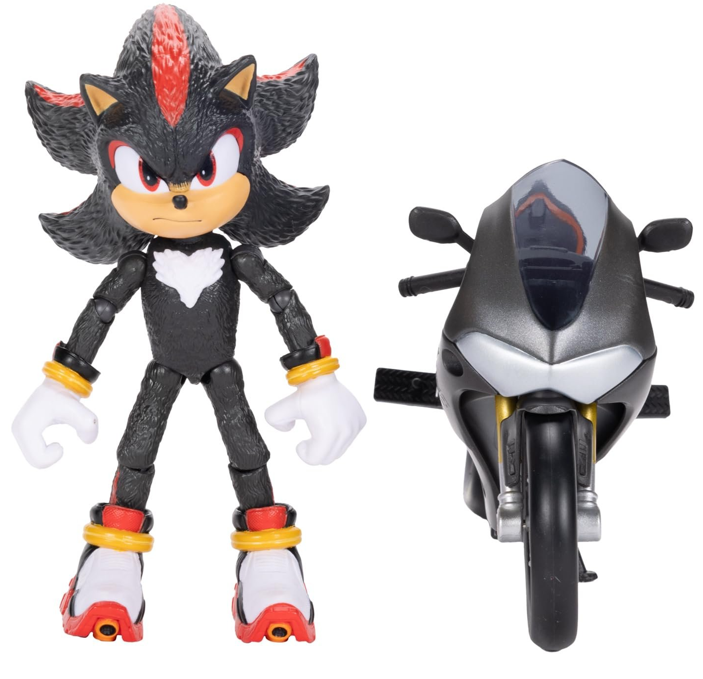 Фігурка Сонік Шедоу з мотоциклом Jakks Pacific / Sonic 3 Movie Shadow Sonic / 12,7 см, фото №4