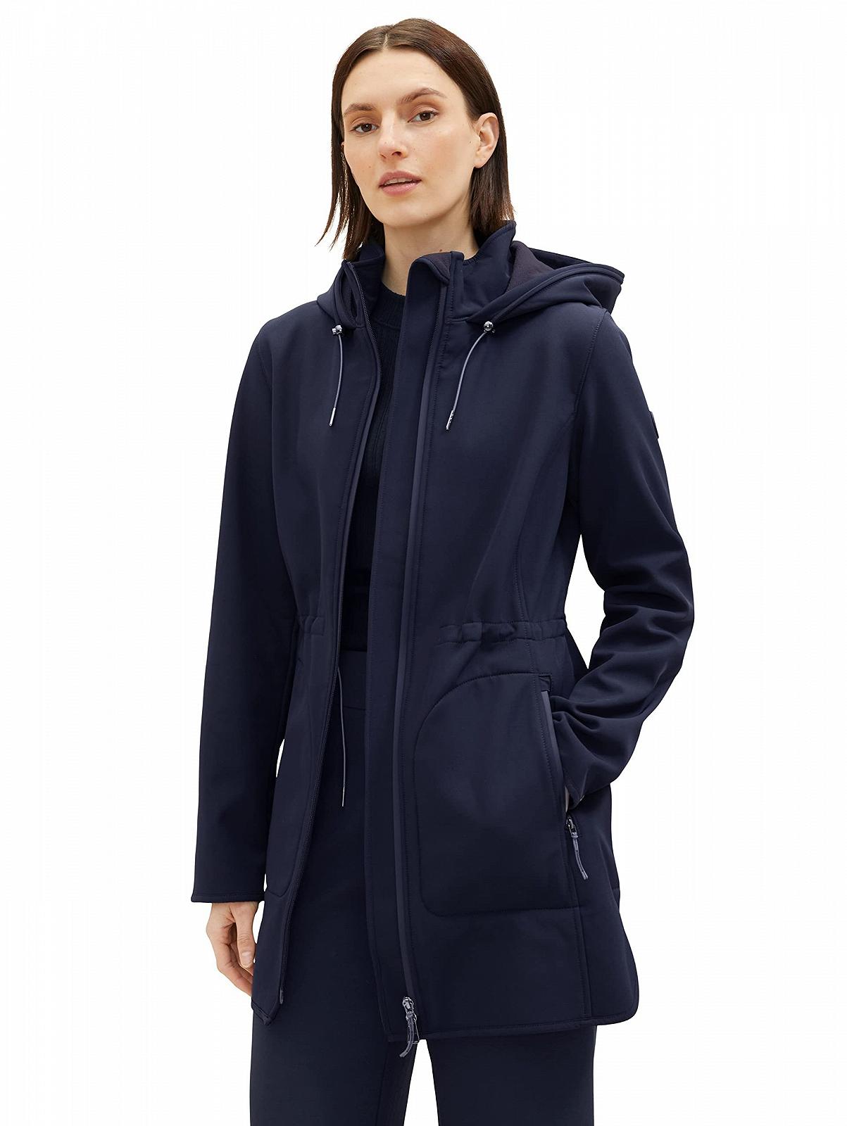 Жіноче пальто софтшелл TOM TAILOR з капюшоном, фото №4