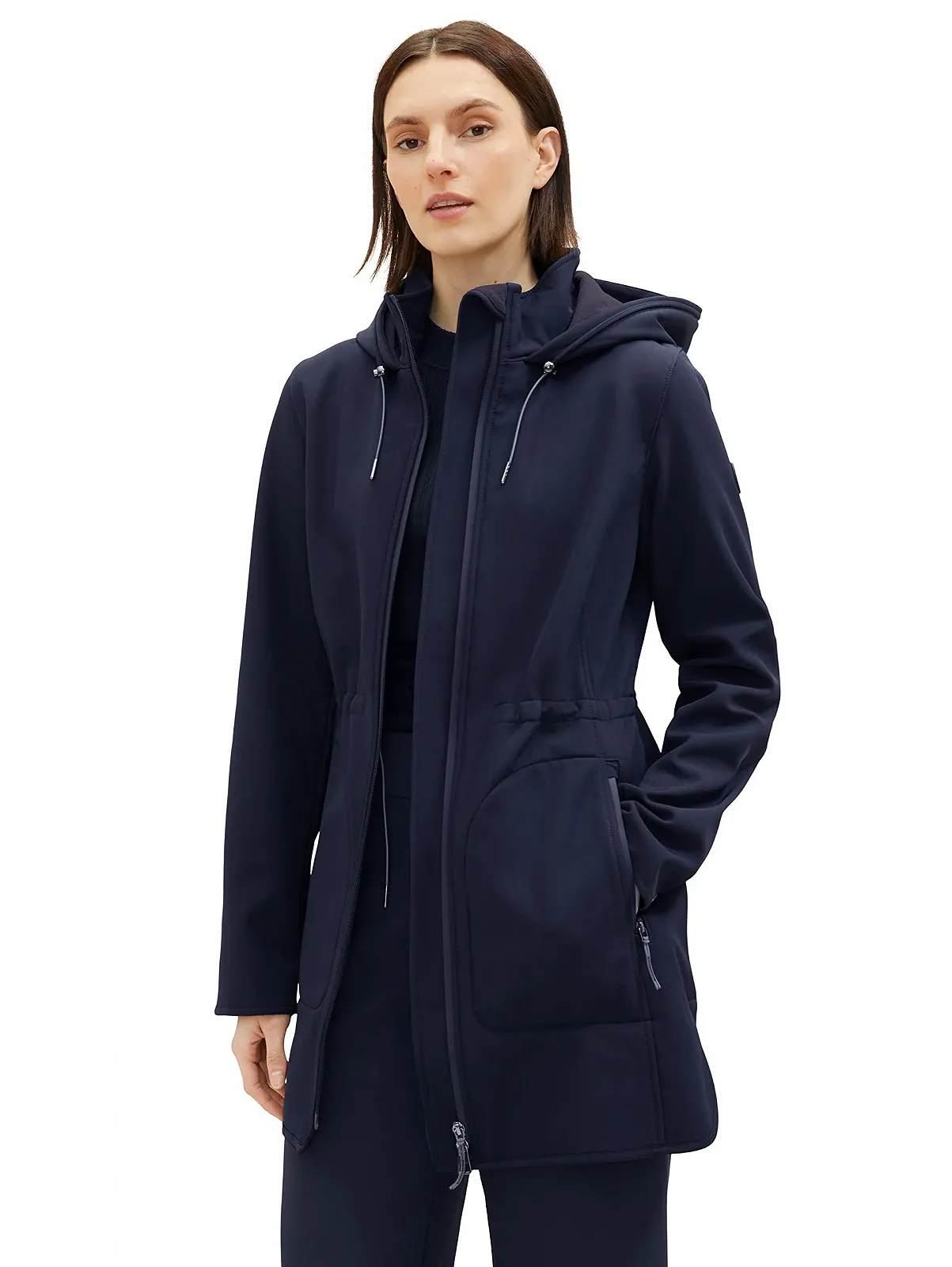 Женское пальто софтшелл TOM TAILOR с капюшоном, фото №4