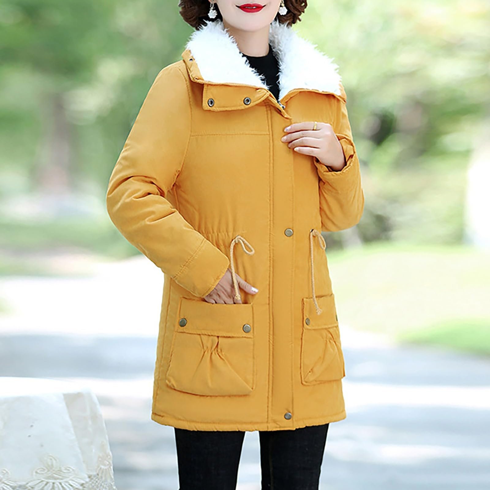 Женская куртка DKLOVIFU Зимняя, фото №3 Женская куртка DKLOVIFU Зимняя, фото №3