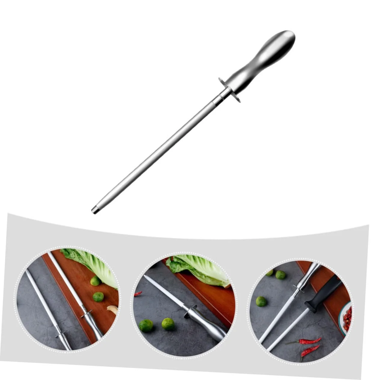 Мусат Cabilock сталевий з обробкою з вольфрамової сталі професійний, фото №9