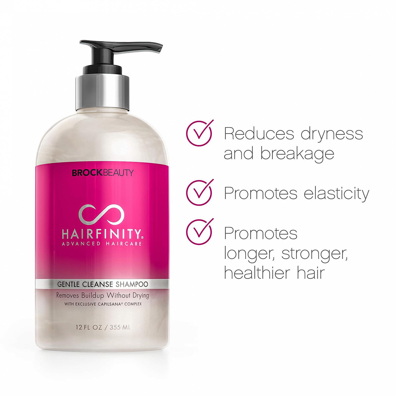 Шампунь Brockbeauty New Hairfinity Gentle Cleanse 355 мл, фото №3