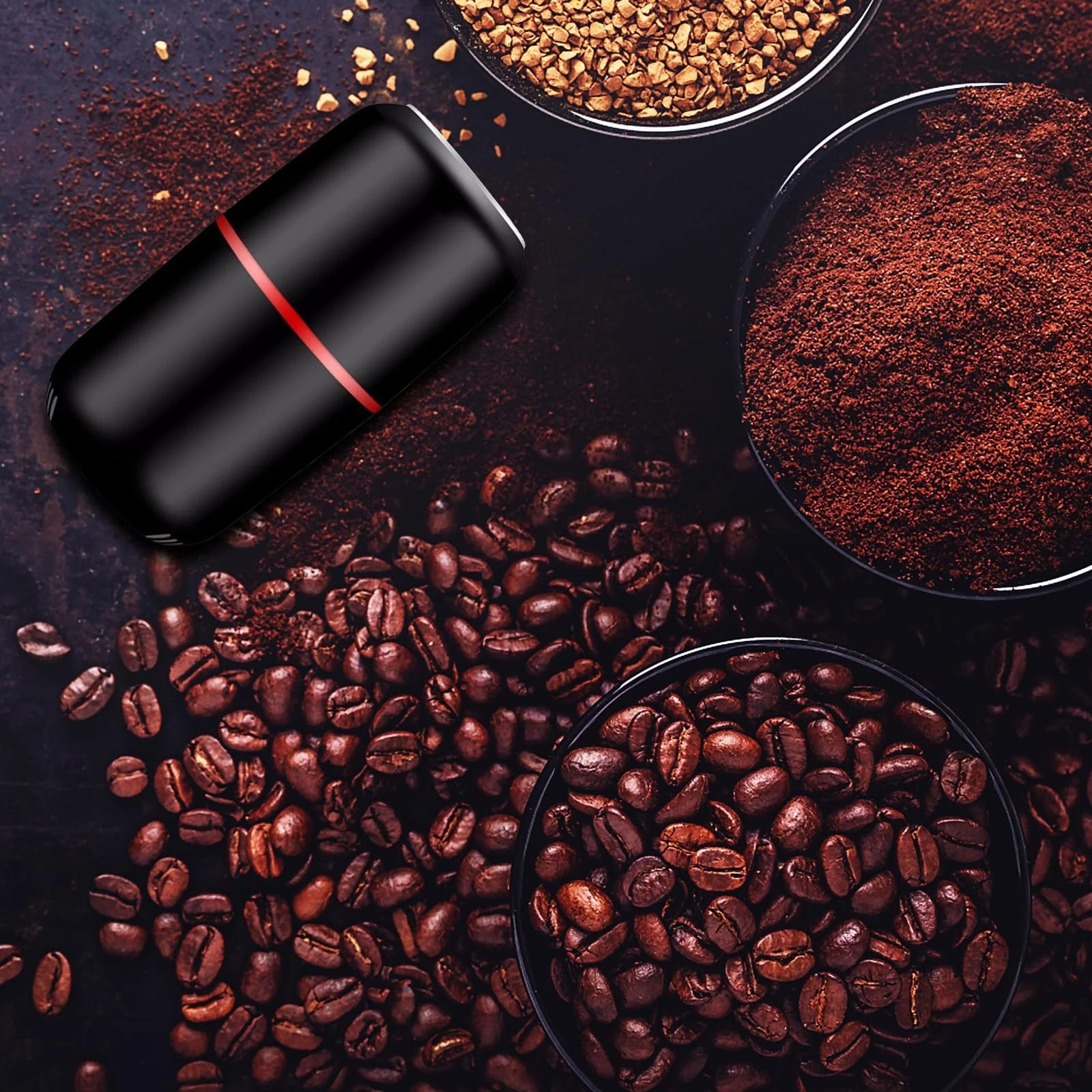 Электрическая кофемолка Black, фото №3