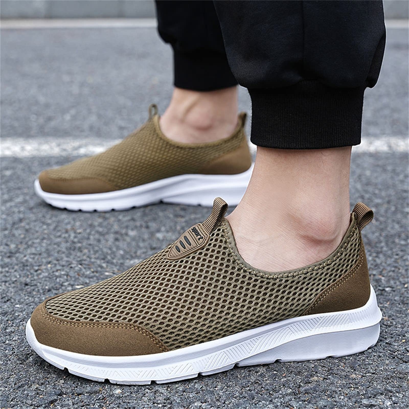 Кроссовки мужские Лето 2022 Hollow Fly Woven Легкие Дышащие Удобные Decompression Fashion Красивые Спортивные Беговые Lift, фото №2