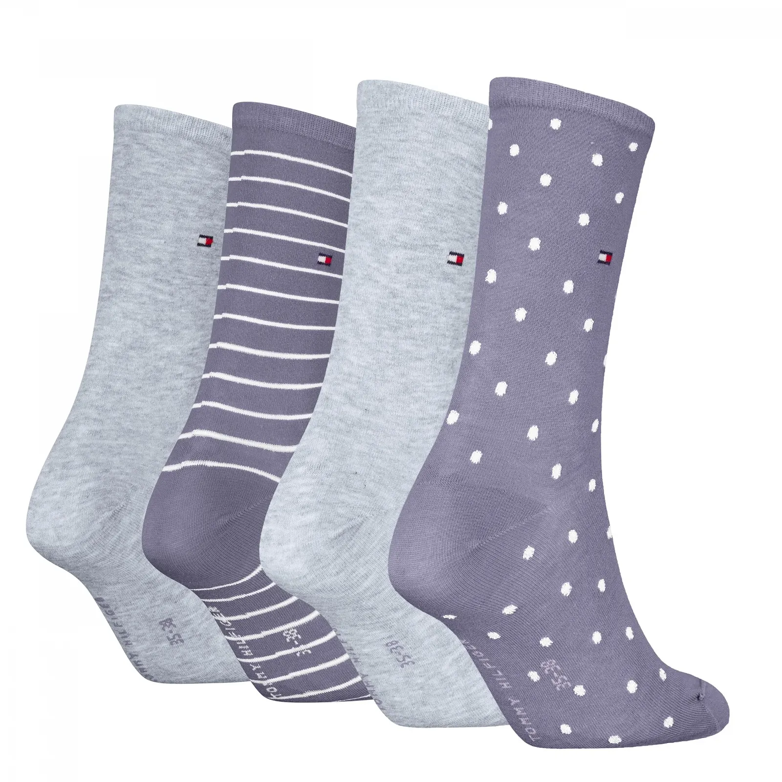 Шкарпетки Tommy Hilfiger Dot & Stripe Classic (4 пари), фото №1