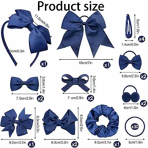 Аксесуари для волосся для дівчаток Синій synthetic.ua - Фото 1