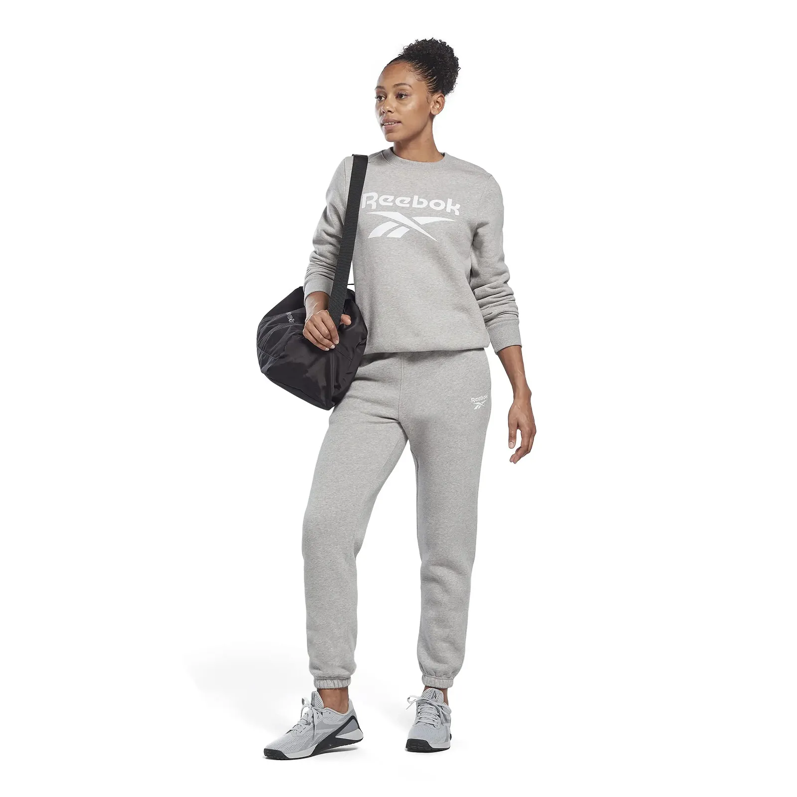 Женская Толстовка Reebok Big Logo Fleece Crew, фото №4