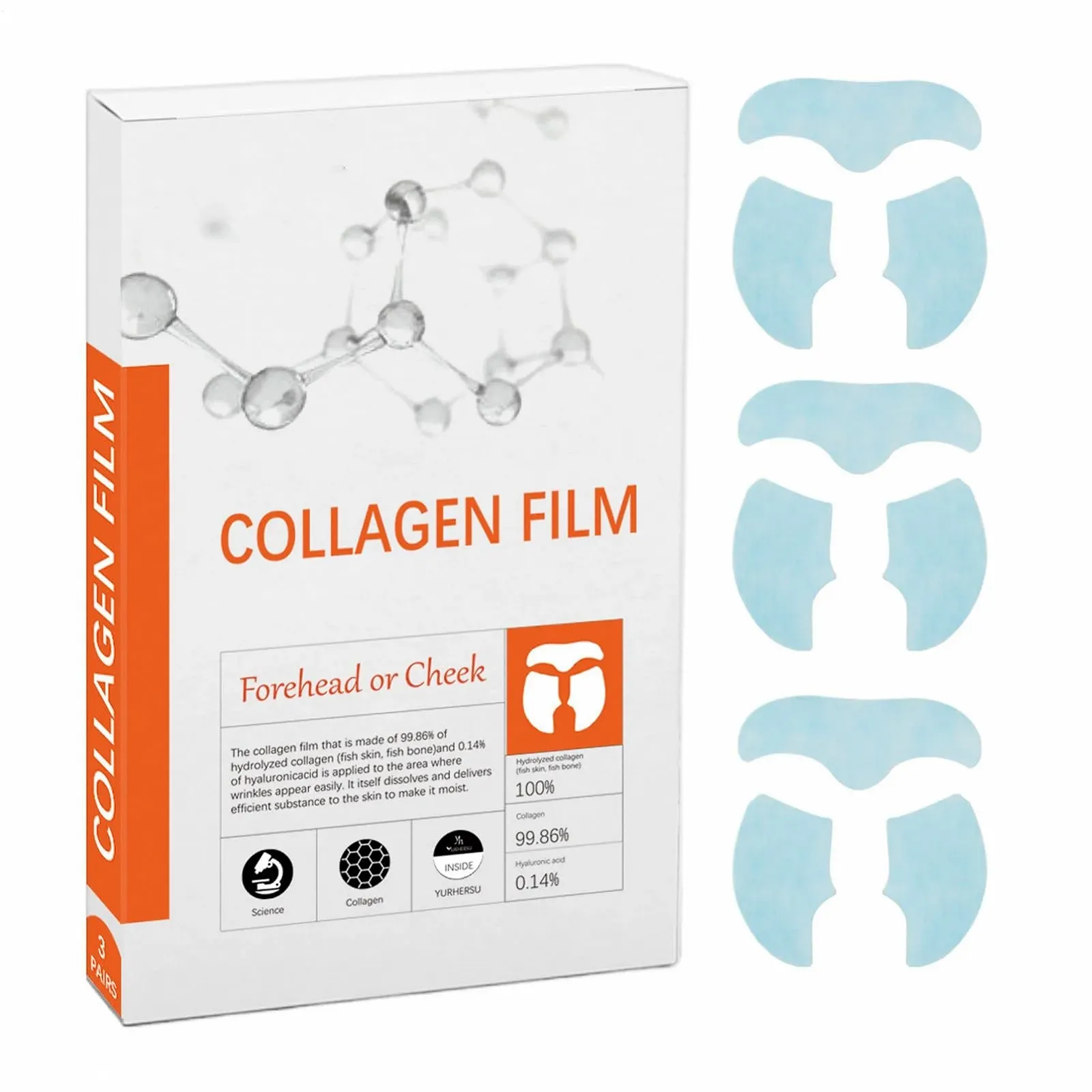 Маска Зволожуюча для обличчя, заспокійливі патчі для обличчя для сухої, чутливої шкіри, фото №1