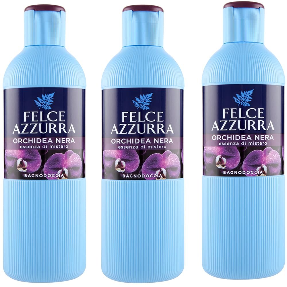 Гель для душу Felce Azzurra Mystero Essence Black Orchid 650 мл (набір з 3 шт), фото №1 Гель для душу Felce Azzurra Mystero Essence Black Orchid 650 мл (набір з 3 шт), фото №1