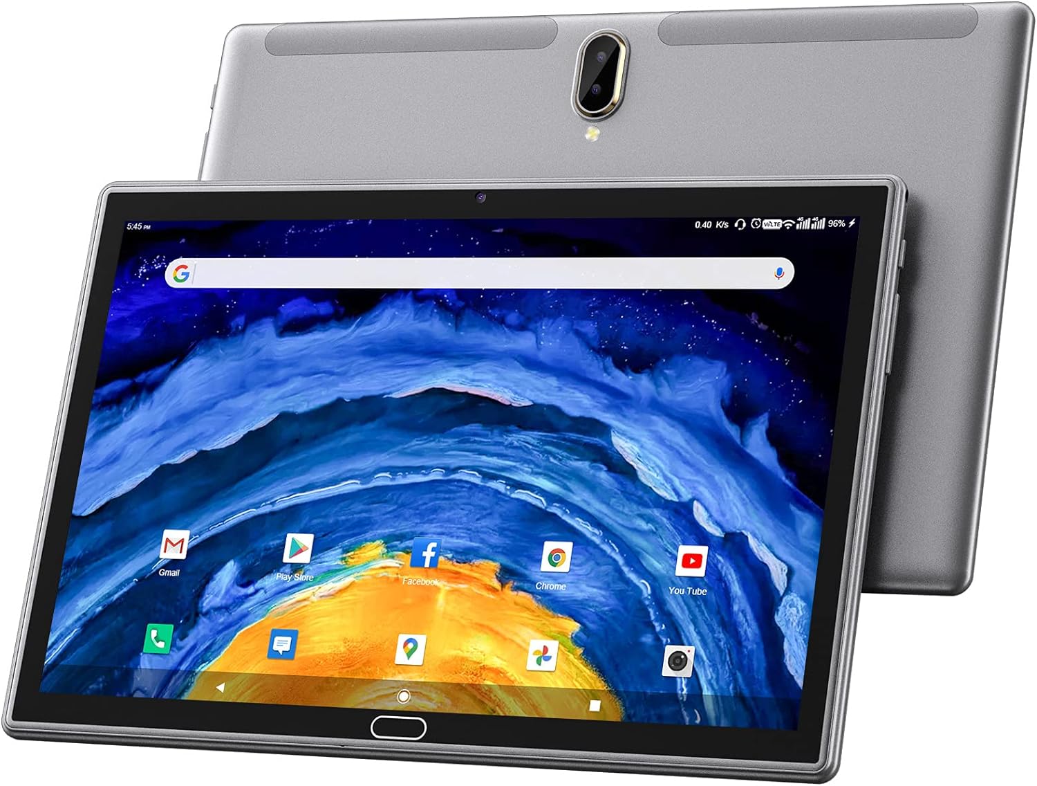 Планшет 10" ‎Zonko K118 4/64Gb 4G 2-SIM 8 ядер Android 13 6000 mAh Серый, фото №1
