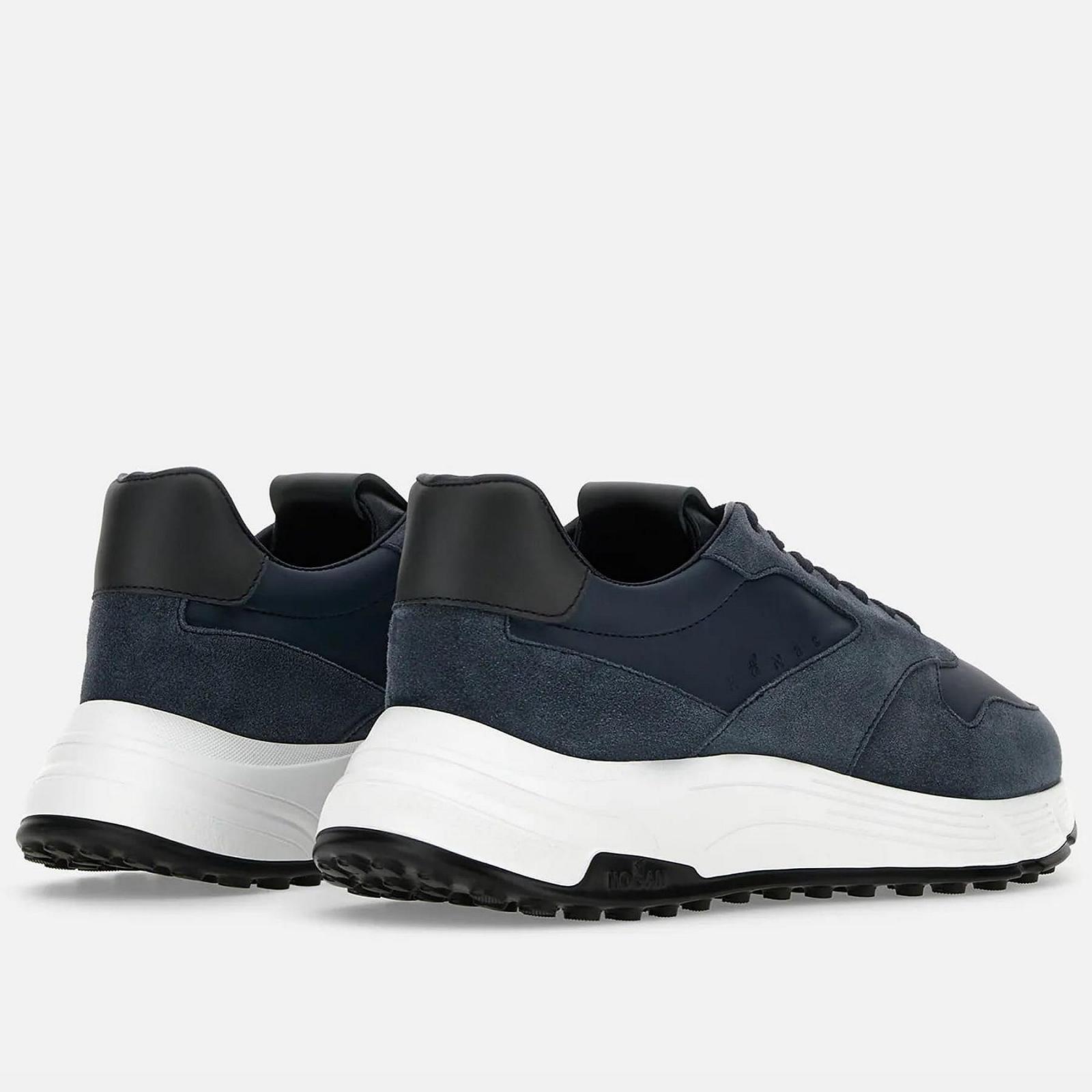 Кросівки Hogan Hyperlight Чоловічі Сині Замшеві та Шкіряні - HXM5630FK61 U50548J, фото №5
