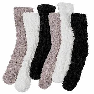 Шкарпетки Жіночі М'які Пухнасті Гольфи з Коралового Флісу - Фото 1