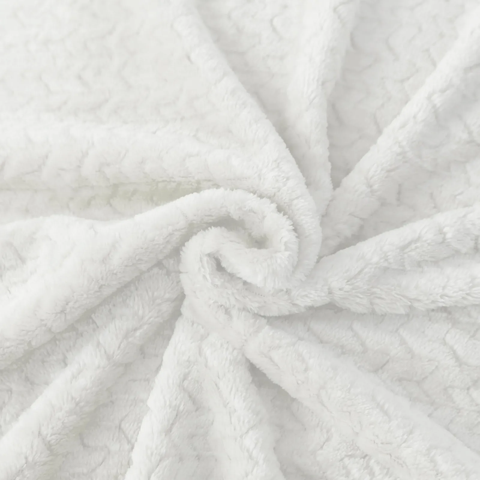 Одеяло Cuddly 160 x 200 см Cloud White Пушистое флисовое фланелевое одеяло для дивана, двустороннее одеяло как накидка на диван или одеяло для гостиной, фото №7