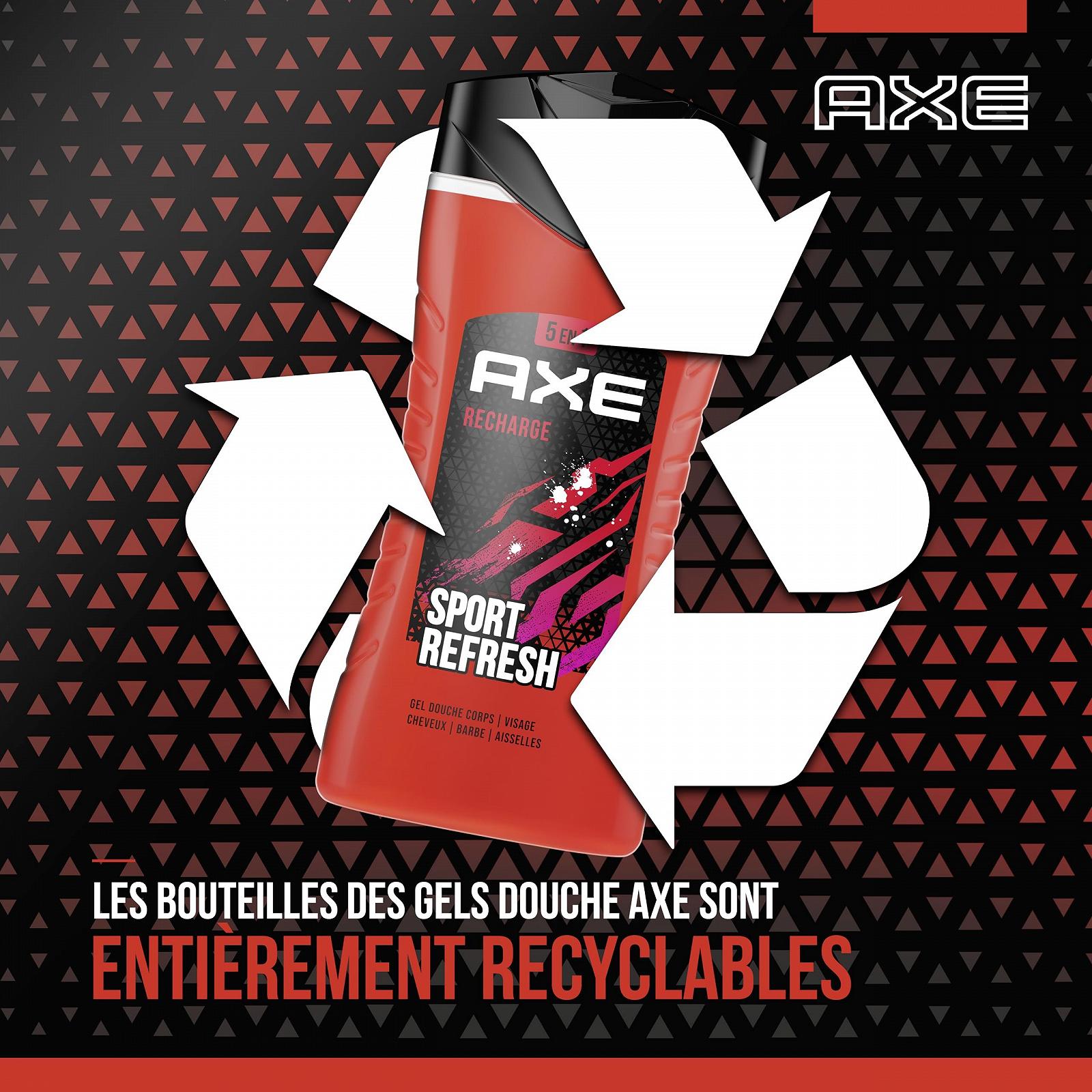 Гель для душу 5-в-1 AXE Sport Refresh Arctic Mint and Spices 12 x 250 мл, фото №6