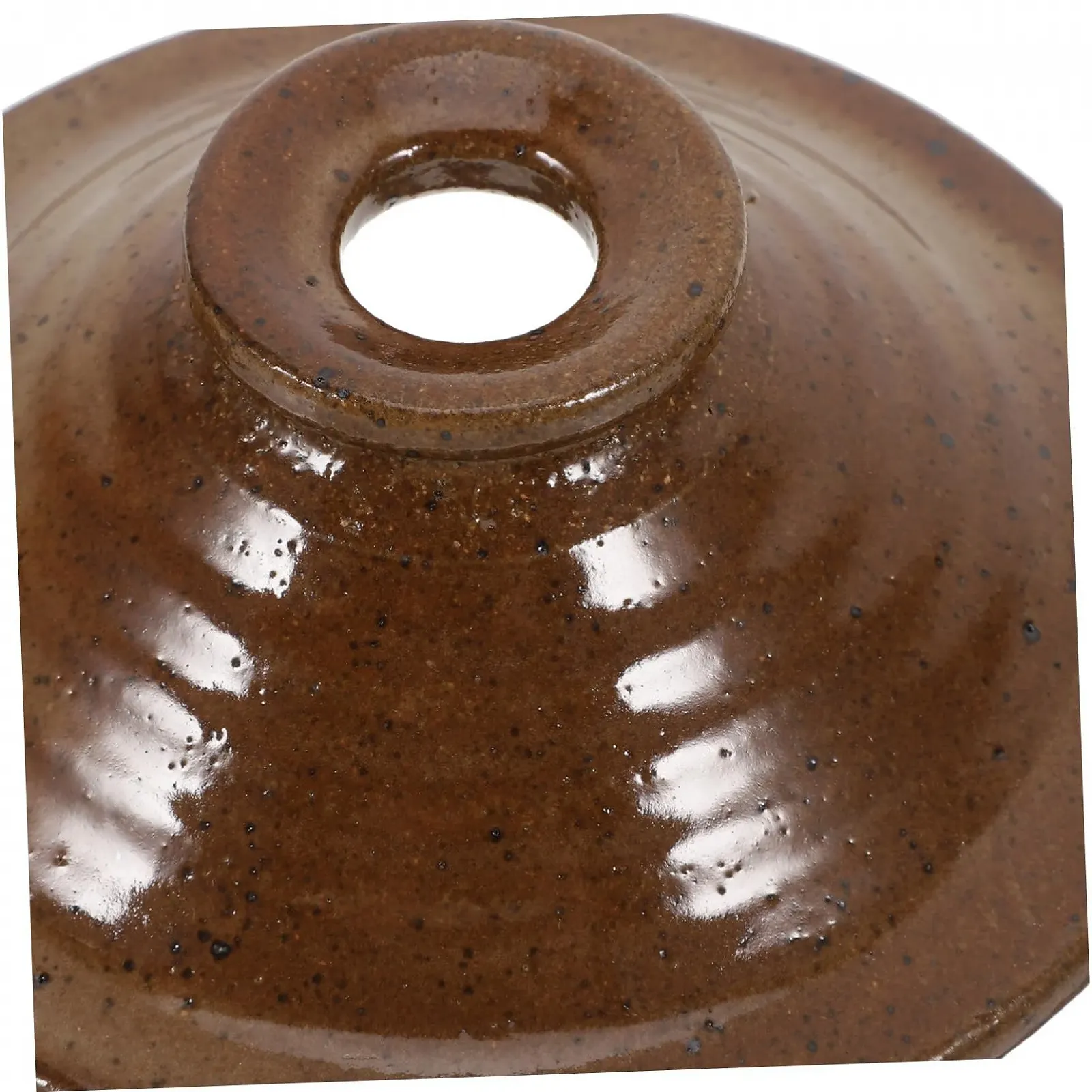 Кастрюля-сотейник Керамическая Из каменной массы с крышкой и одной ручкой термостойкая, фото №3