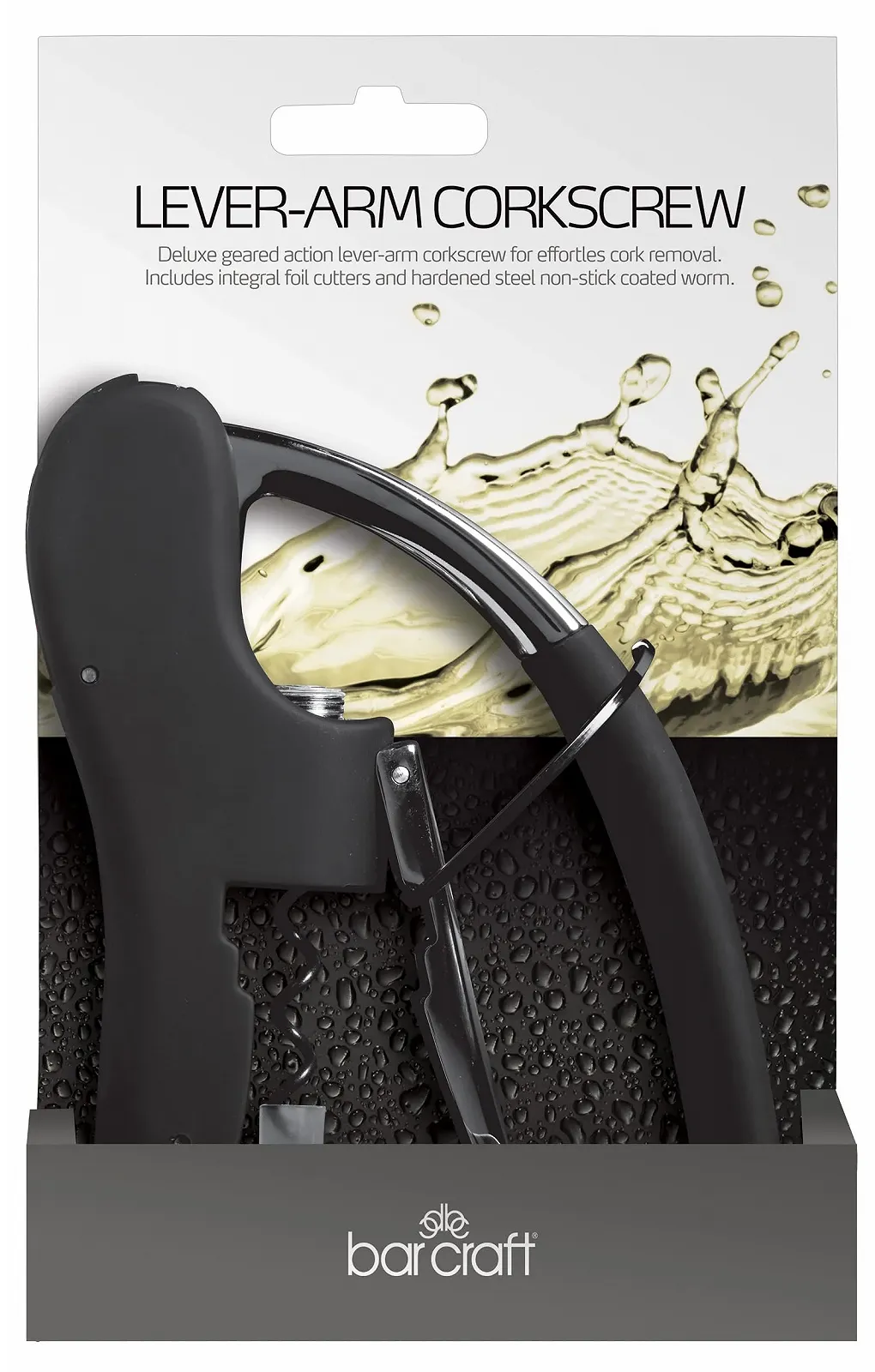 Штопор важільний Kitchen Craft Bar Craft Power Arc, чорний, фото №7