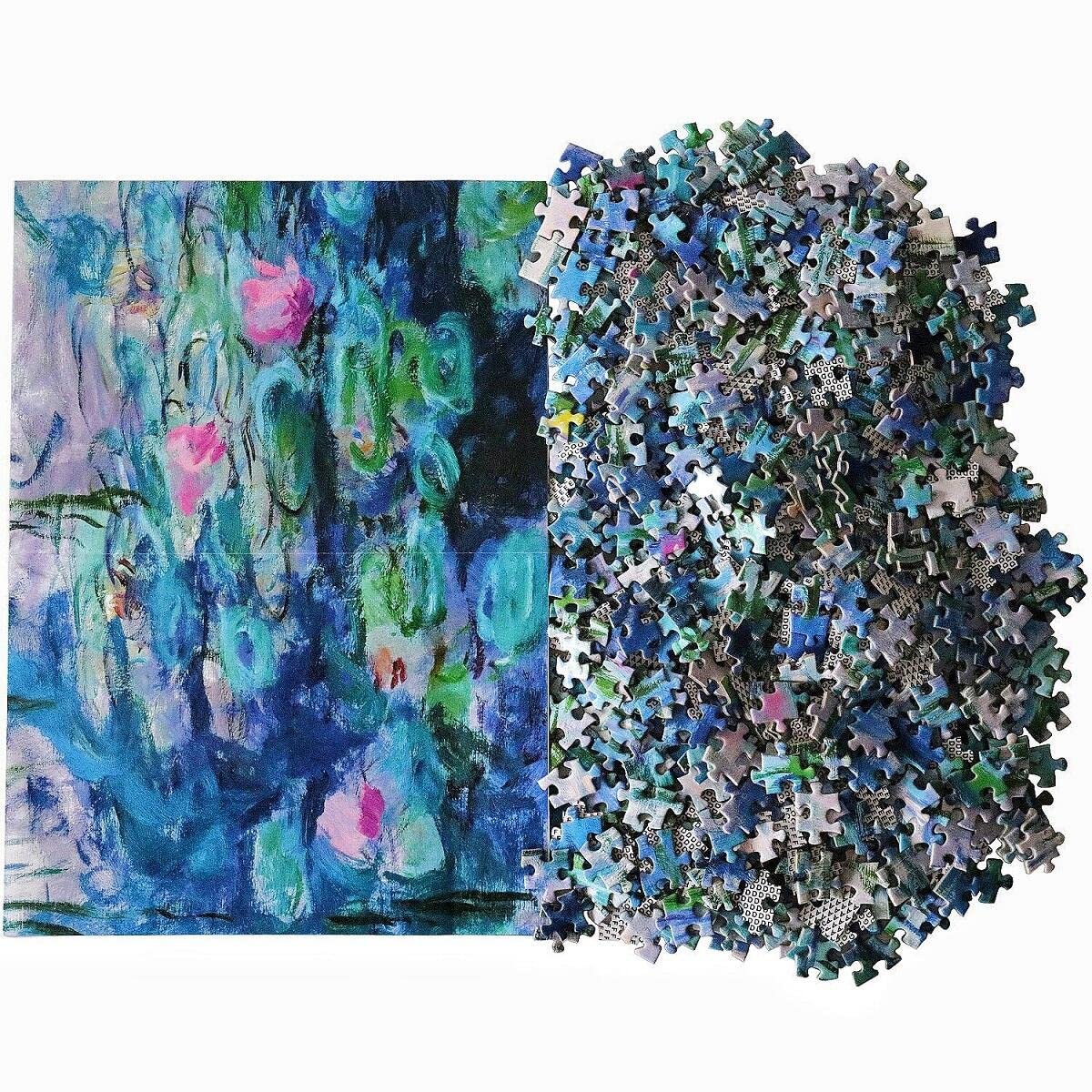 Пазл Moruska Museum Collection Claude Monet Water Lilies 1000 элементов, фото №4 Пазл Moruska Museum Collection Claude Monet Water Lilies 1000 элементов, фото №4