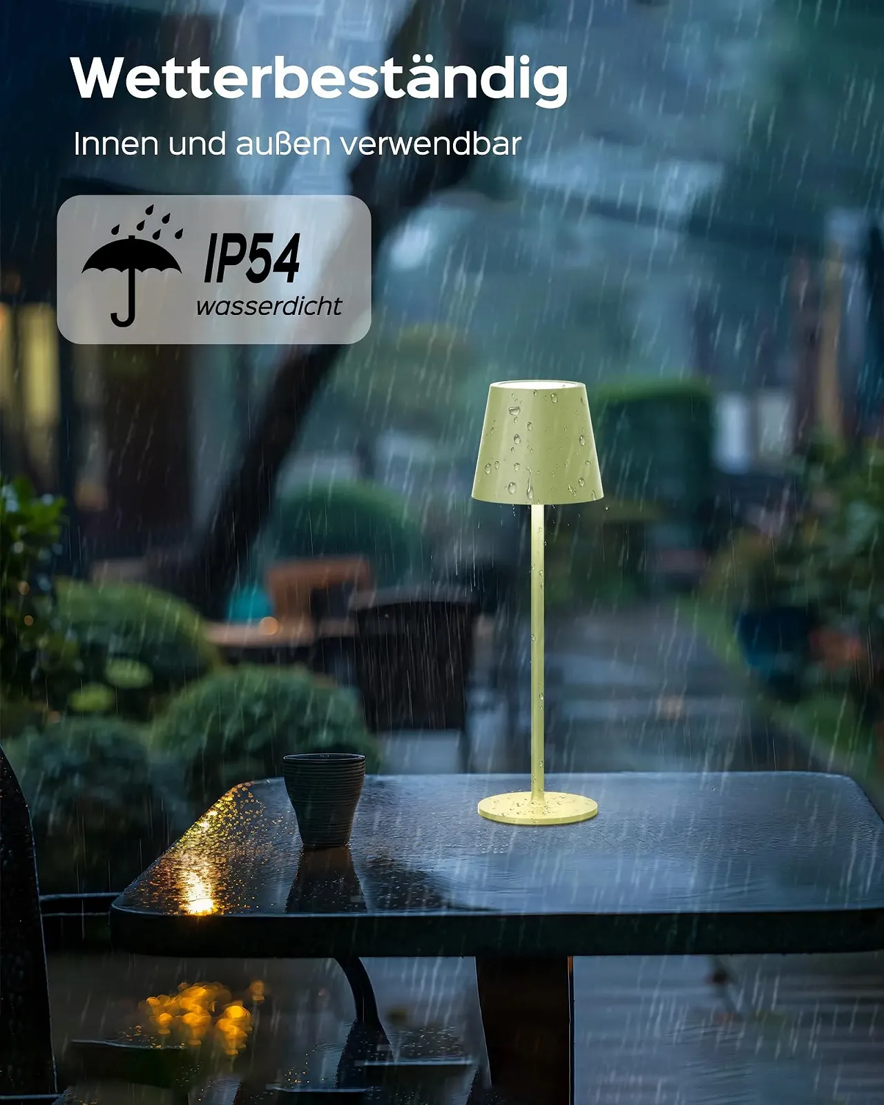 Настільна лампа JACKYLED бездротова акумуляторна 5000 мАг LED з димуванням регульована висота, фото №5