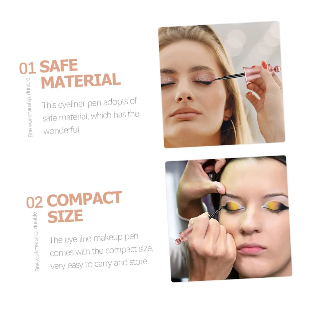 Підводка VINTORKY flesse Eyeliner Магнітна Чорний, фото №6