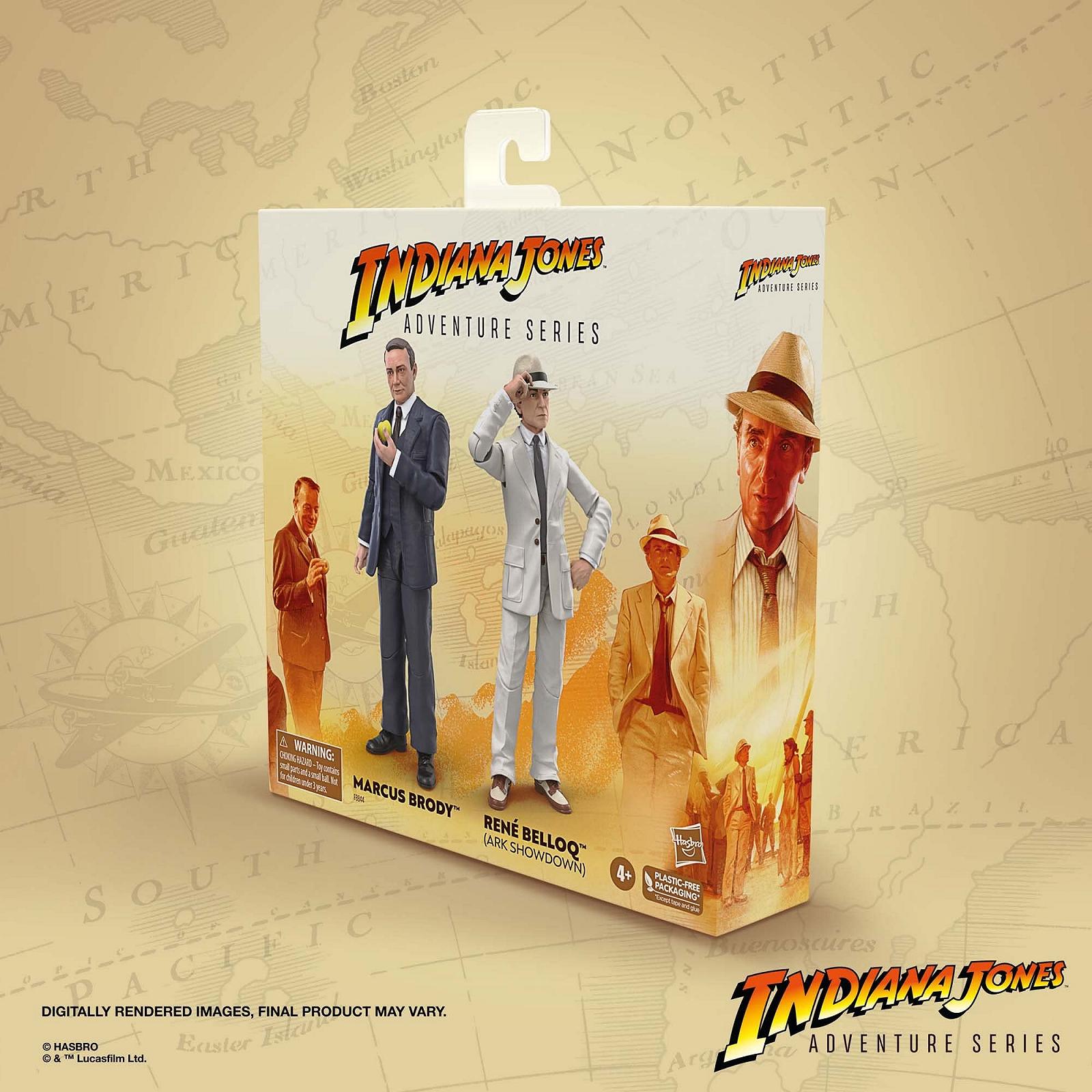Фигурки Indiana Jones Adventure Series Marcus Brody and René Belloq (Ark Showdown) 15 см, фото №11