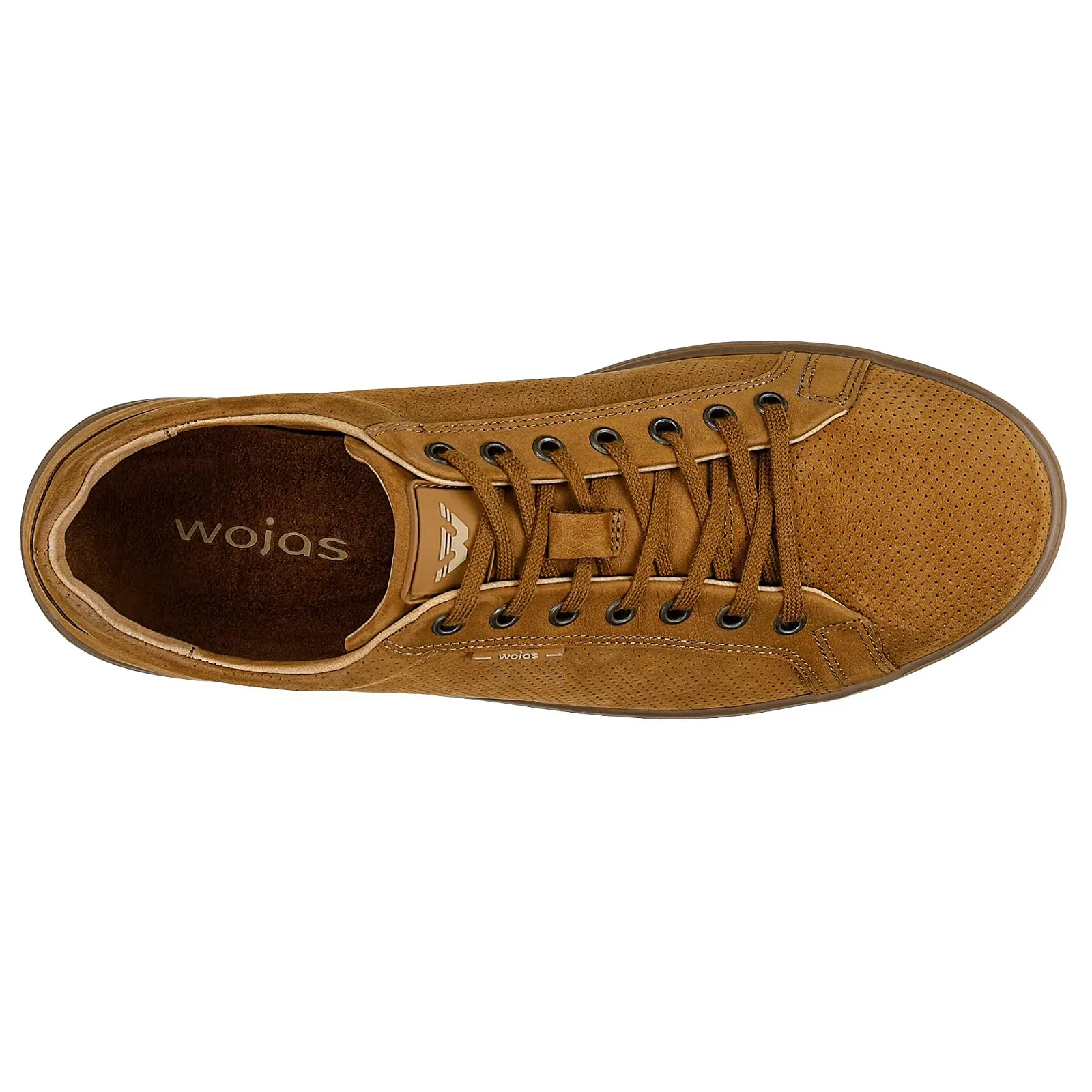 Кроссовки Мужские Tan Punched Нубук 10197-23, фото №4