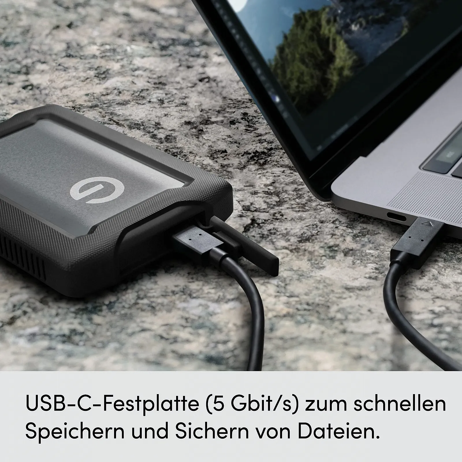 Внешний HDD SanDisk PROFESSIONAL G-DRIVE ArmorATD 5 ТБ USB-C All-Terrain, фото №2