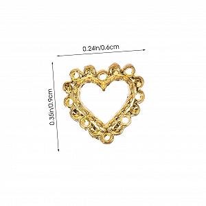 Подвески для ногтей Сердце, 60 шт synthetic.ua - Фото 1