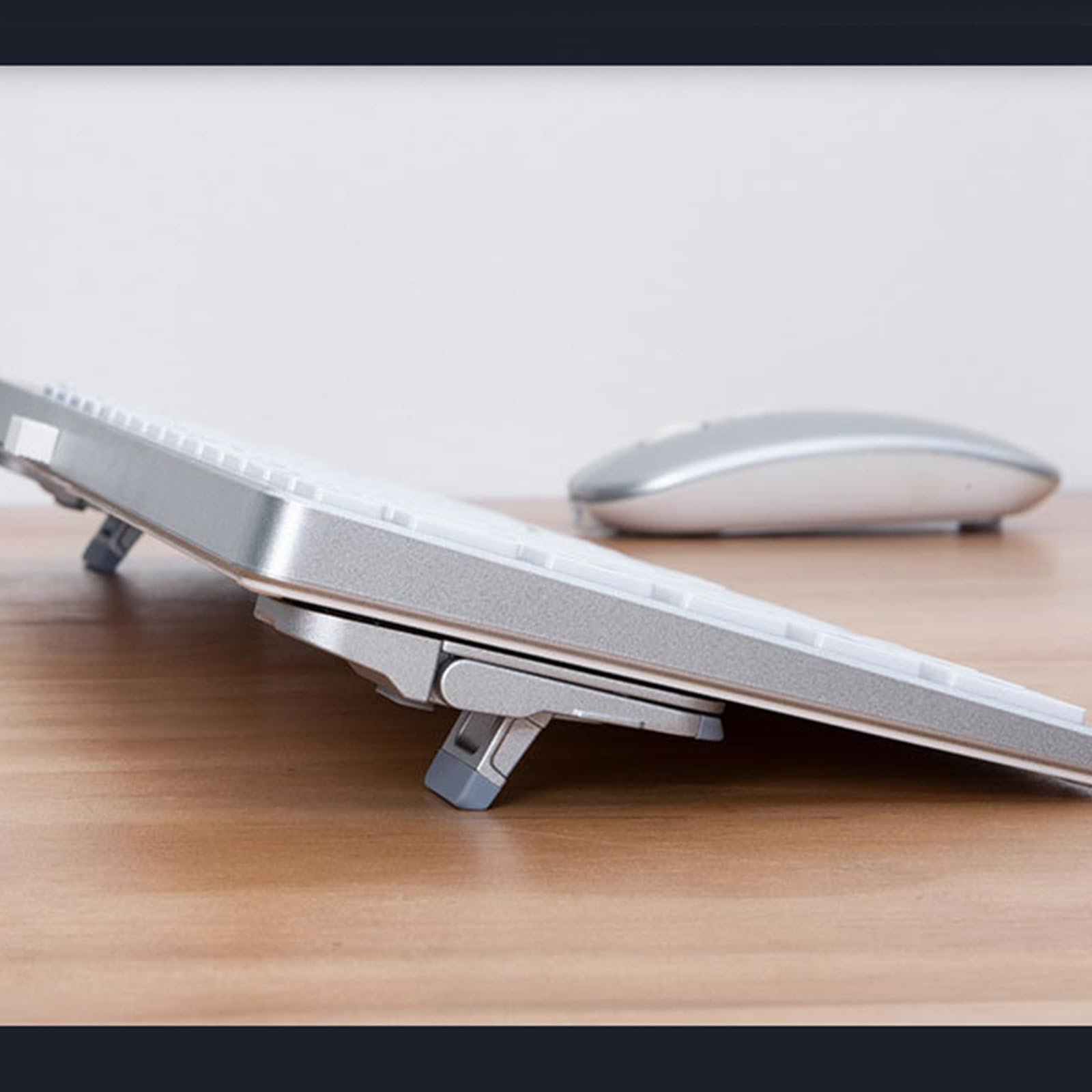 Підставка для ноутбука портативна Універсальний розмір Регульована складана сплавна Під ліжко з подушкою, фото №5