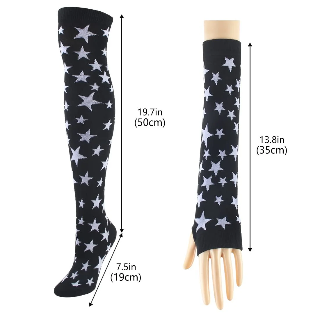 Гетри в смужку в'язані довгі шкарпетки вище коліна набір 2 пари, фото №2 Гетри в смужку в'язані довгі шкарпетки вище коліна набір 2 пари, фото №2