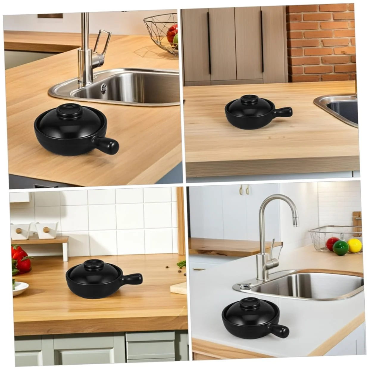 Кастрюля-рисоварка Donabe японская глиняная для газовой плиты, фото №9