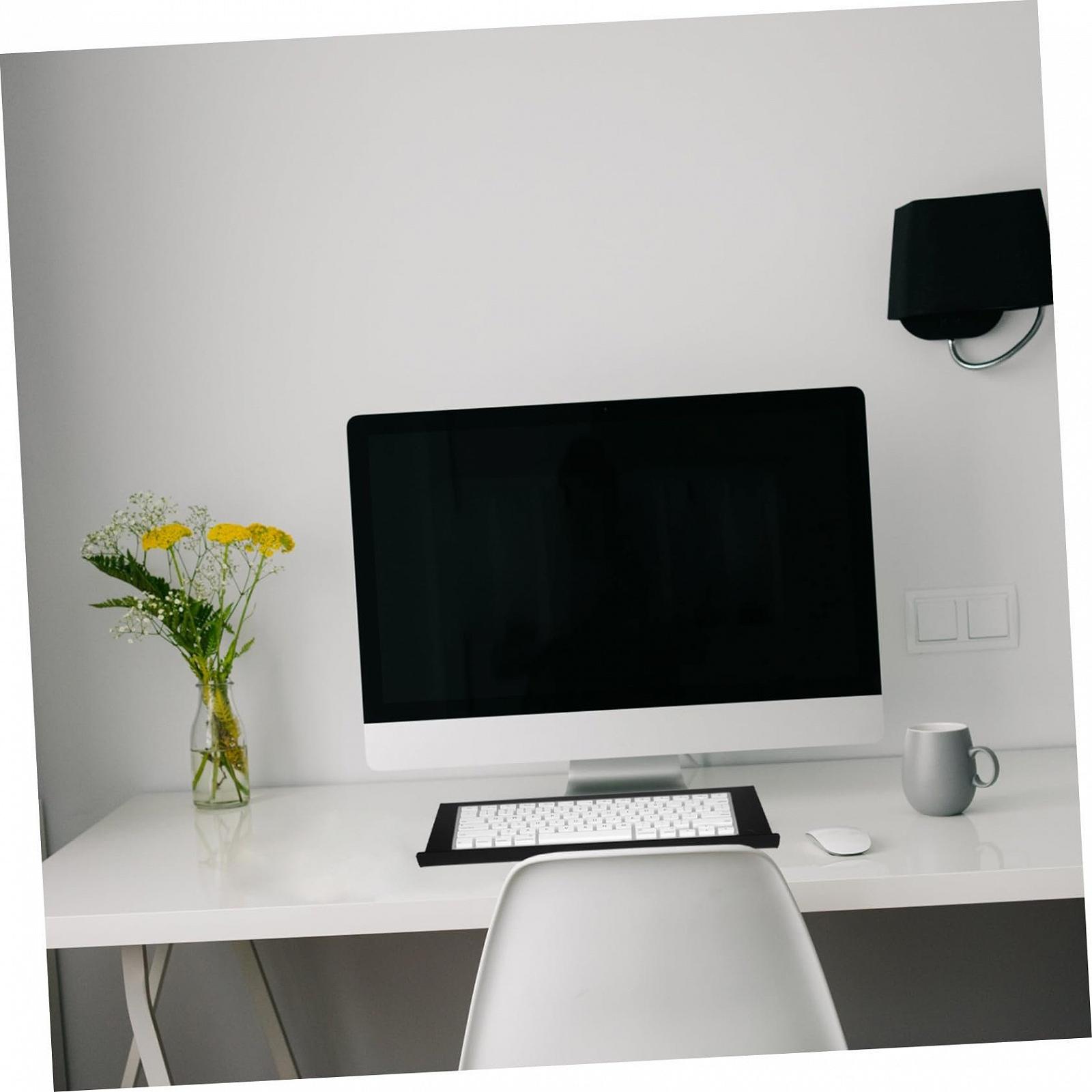 Підставка для клавіатури Нахилена акрилова Ергономічна Нековзка Сумісна Стабільна Сучасна для офісу та дому, фото №6