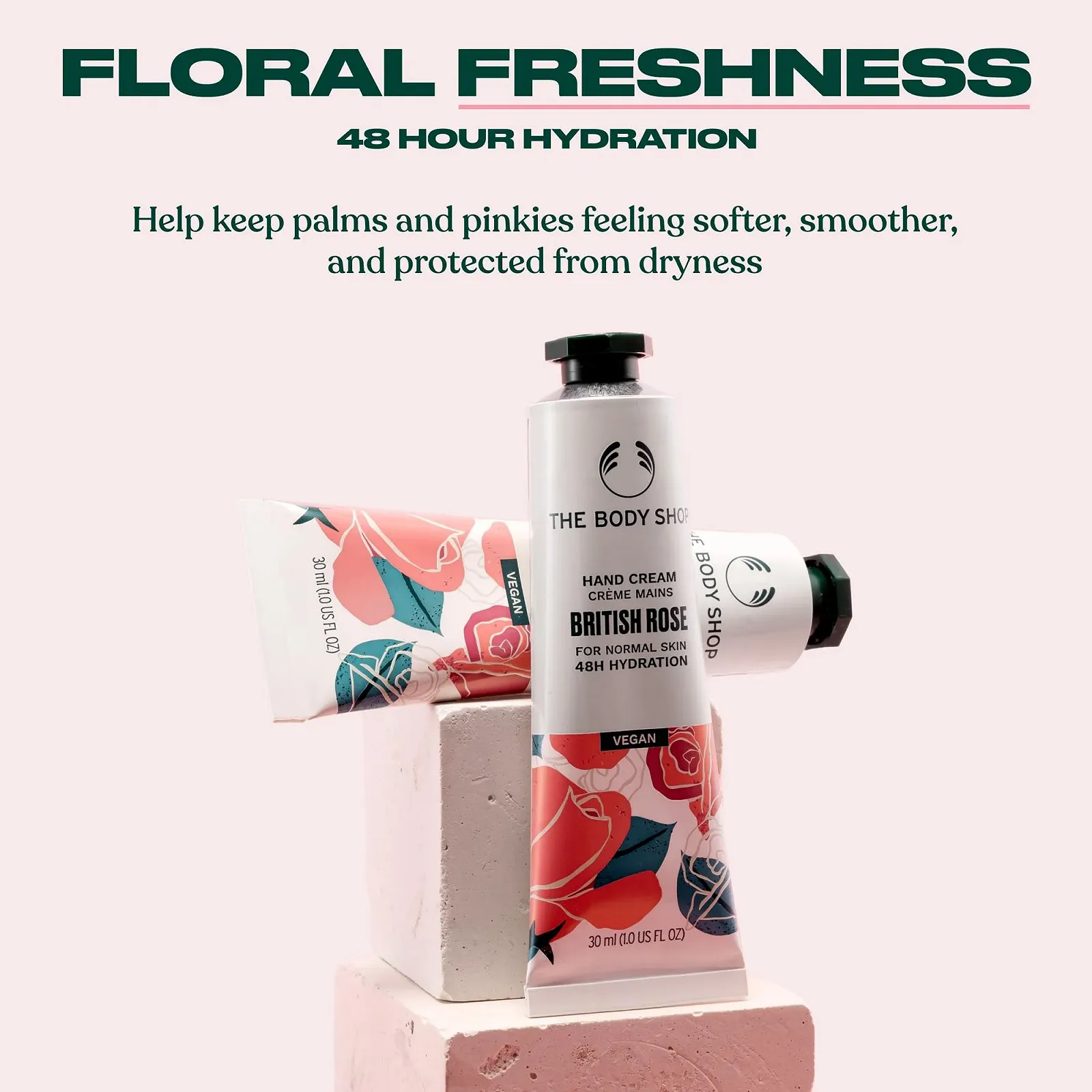 Крем для рук The Body Shop British Rose для нормальної шкіри 30 мл, фото №2