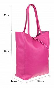 Кожаная сумка с открытым верхом Girly Handbags synthetic.ua - Фото 1