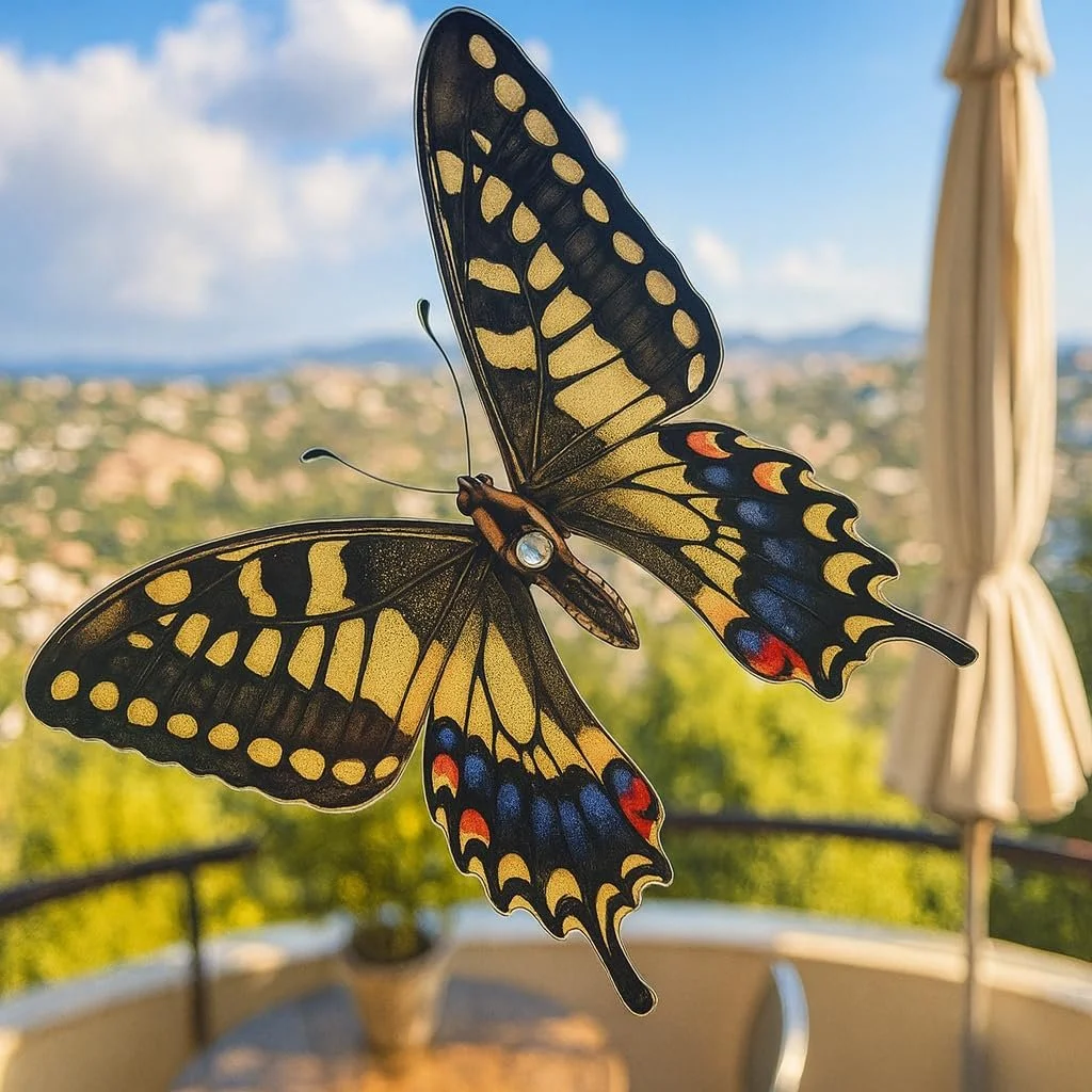 Наклейки на вікна Butterflies 4 присоски 9 x 7 см Реалістичне фото, фото №3 Наклейки на вікна Butterflies 4 присоски 9 x 7 см Реалістичне фото, фото №3