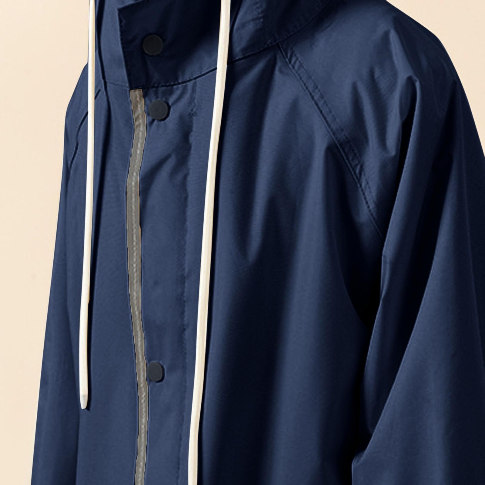 Детский дождевой плащ с карманом Летний водонепроницаемый дождевой пончо Дождевой костюм с капюшоном на молнии Многоразовый складной дождевой плащ Дождевая одежда Тонкая Легкая дышащая дождевая куртка Дождевик, фото №7