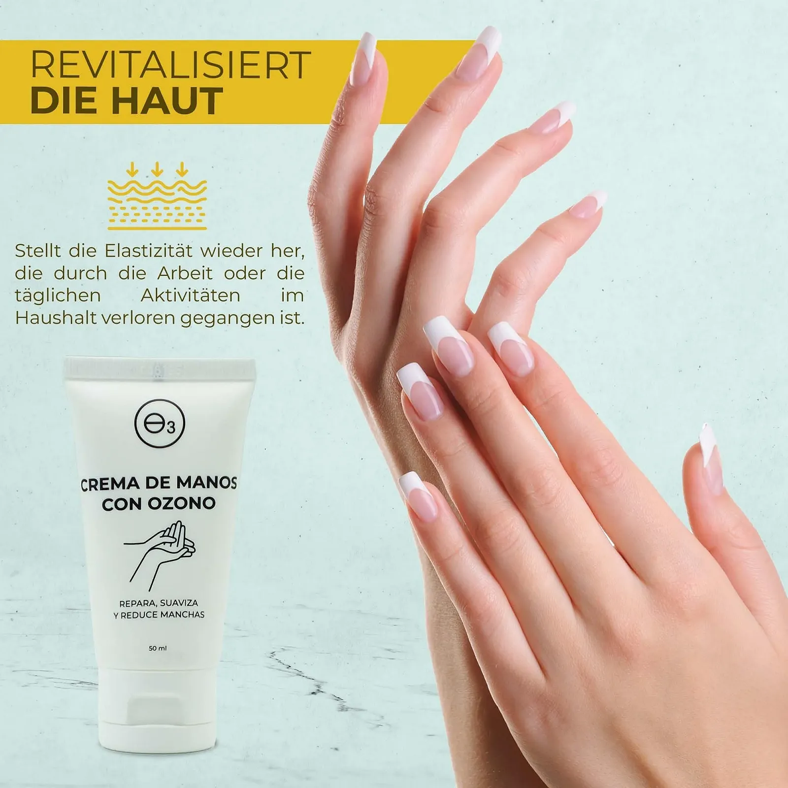 Крем для рук OZONO D'OR для потрісканих рук, 100% натуральний, 50 мл, фото №5 Крем для рук OZONO D'OR для потрісканих рук, 100% натуральний, 50 мл, фото №5