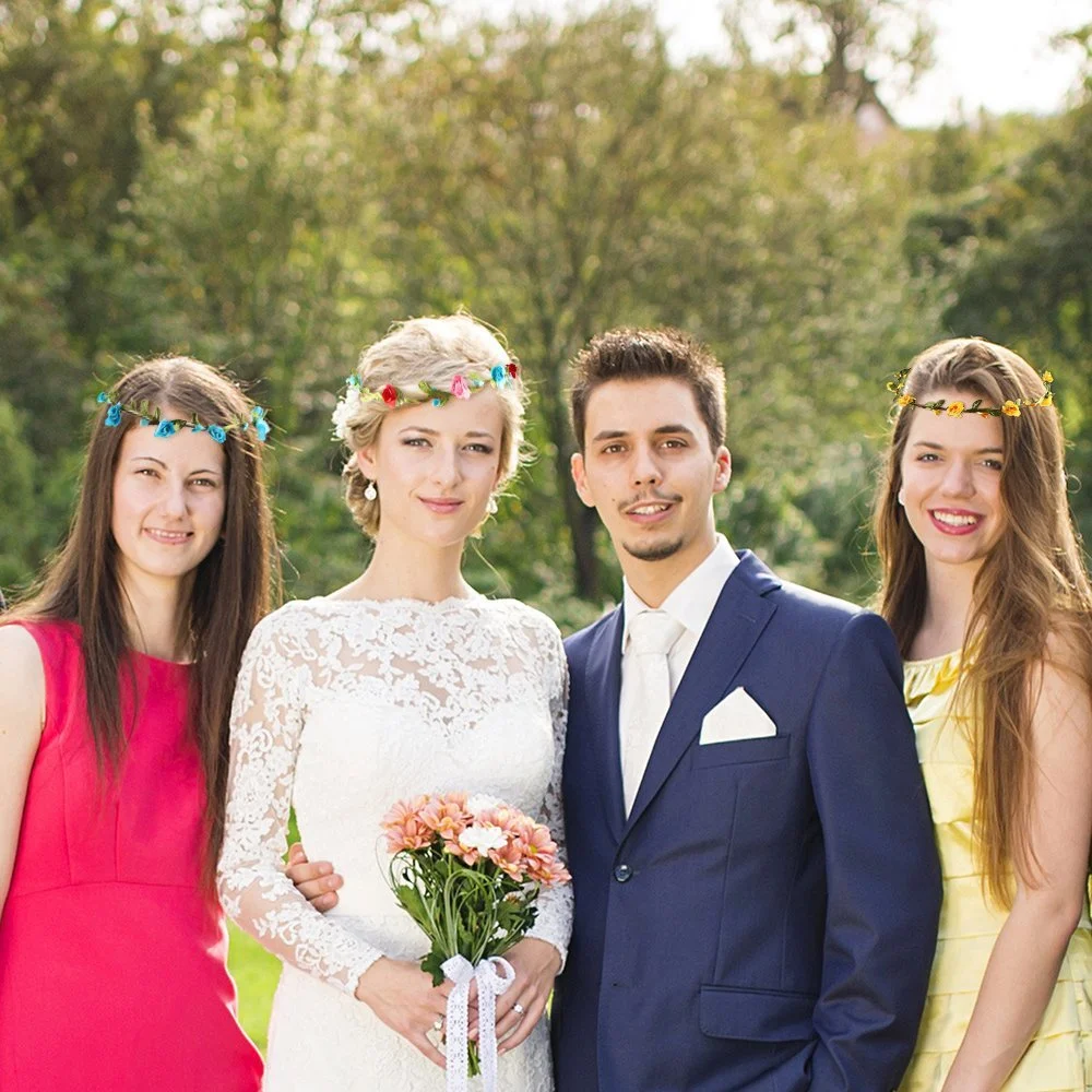 Вінок для волосся з квітами FEPITO, фото №6