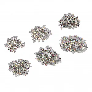 Стразы для ногтей Kristall ZPSHYD, прозрачные AB стекло synthetic.ua - Фото 1