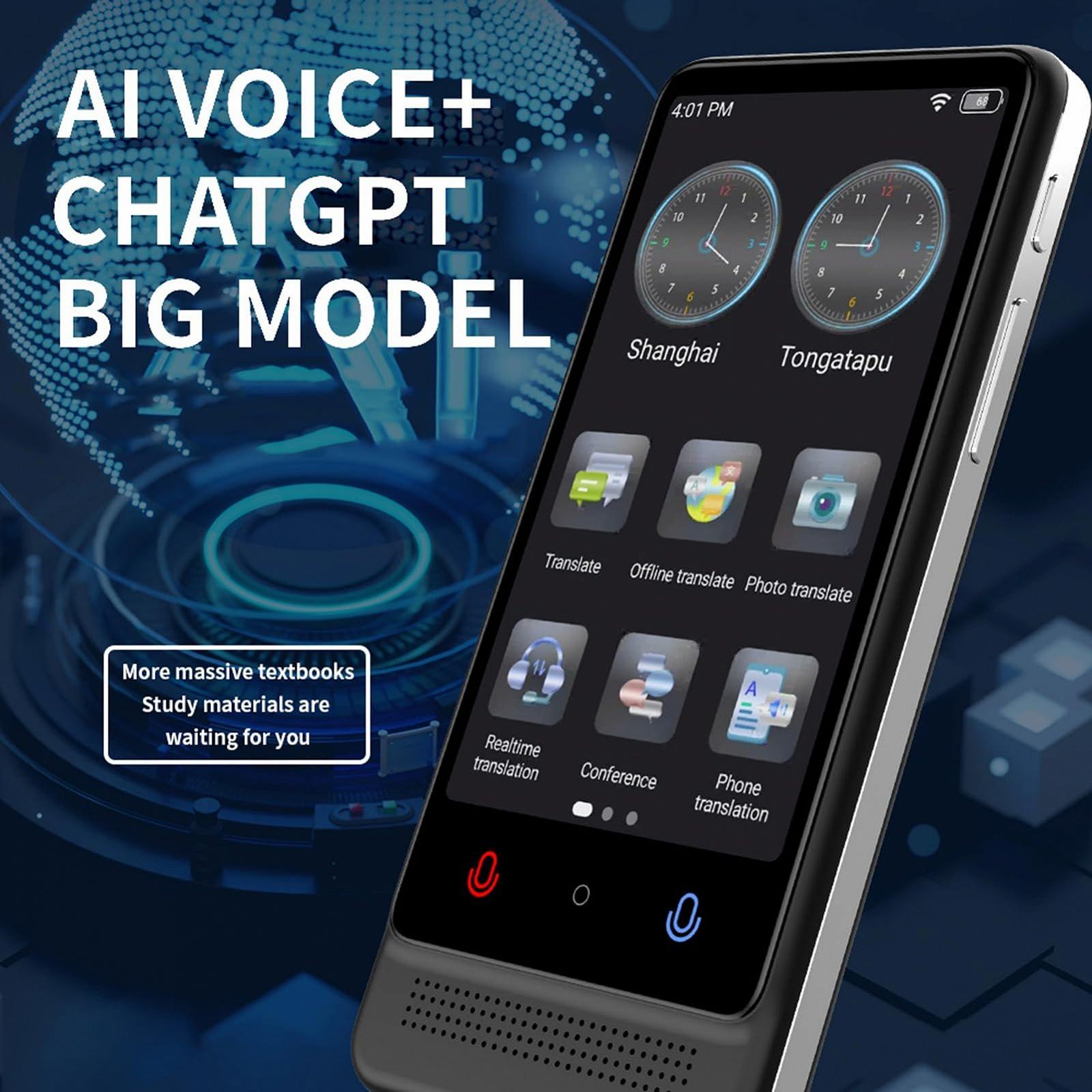 Перекладач мови Gowenic AI, екран високої чіткості, двостороння підтримка, фото №3 Перекладач мови Gowenic AI, екран високої чіткості, двостороння підтримка, фото №3