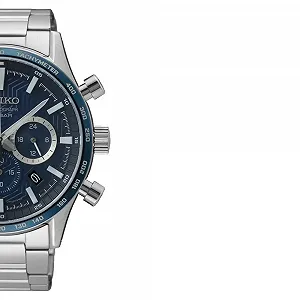 Мужские Аналоговые Кварцевые Часы Seiko SSB445P1 synthetic.ua - Фото 1