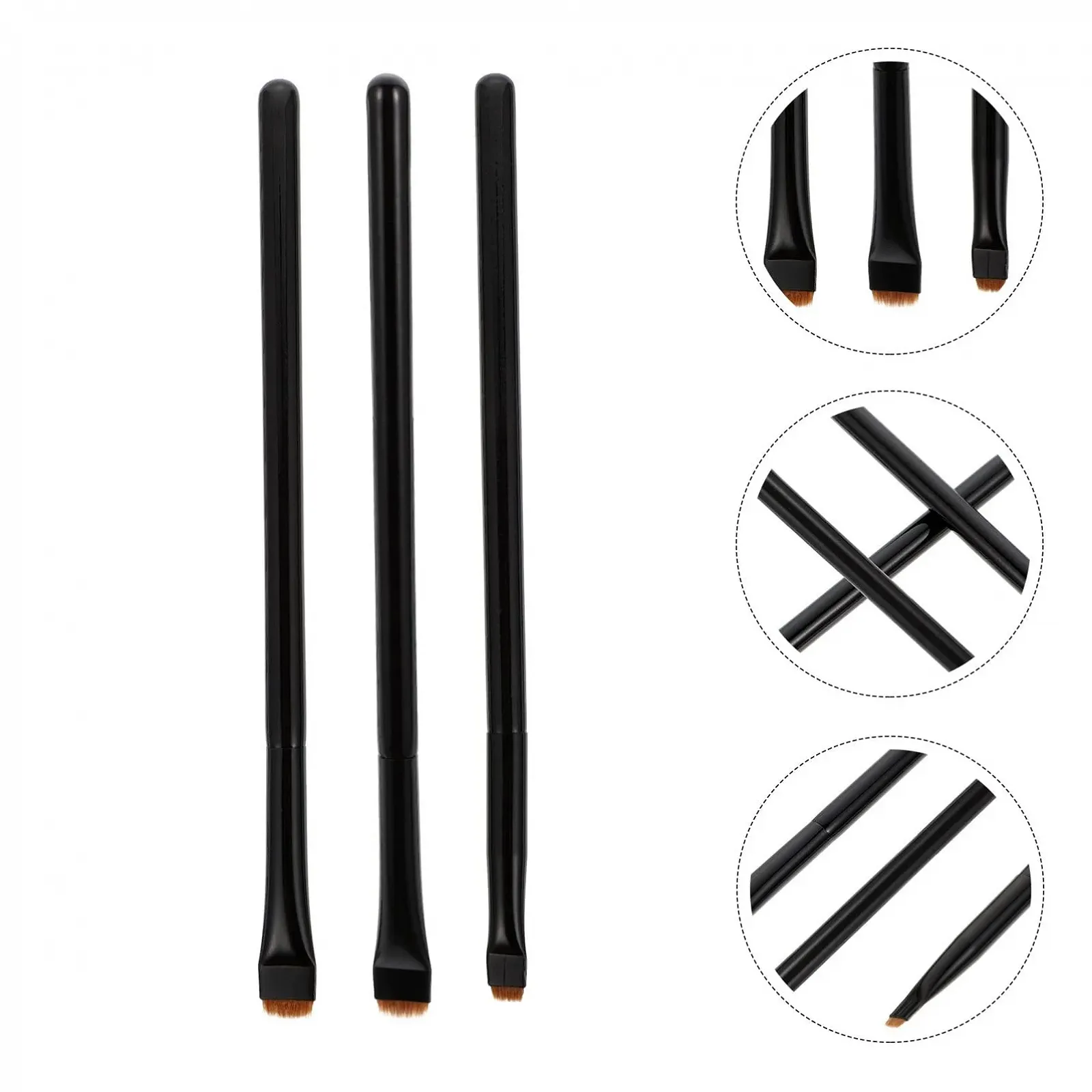 Набір пензлів для підводки очей Beauprettyуки, плоский, фото №7