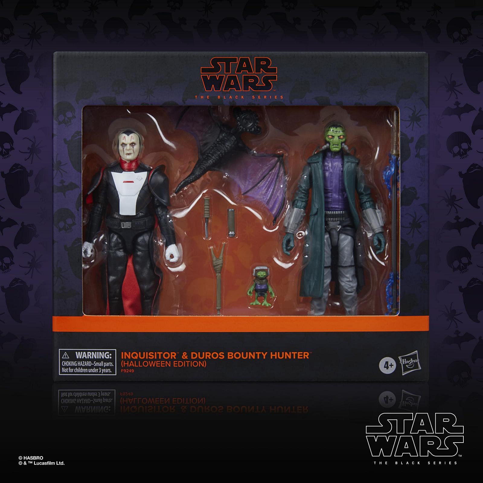 Набір фігурок Star Wars The Black Series Інквізитор та Дурос Мисливець за головами (Halloween Edition), масштаб 15 см, фото №3