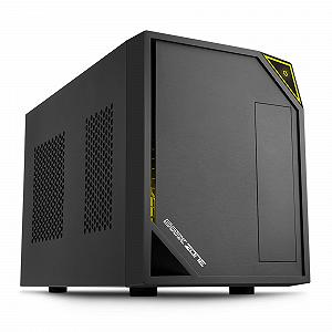 Корпус Sharkoon Shark Zone C10 / Mini-ITX / без БП / USB 3.0 / 1x120мм / Support Liquid Cooling / Black - Фото 1
