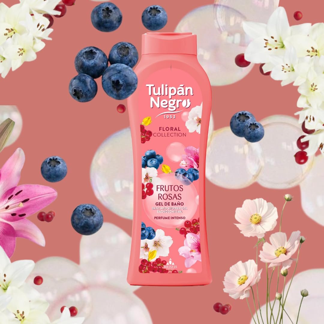 Гель для душа Black Tulip Pink Fruit Moisturising 650 мл, фото №3